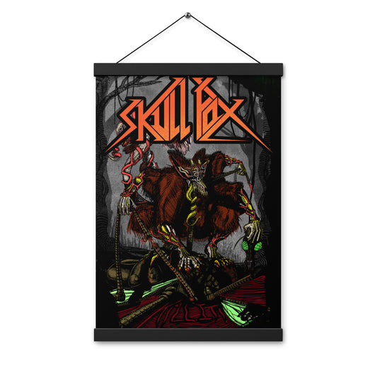 Skull Fox KILL IT! Poster with hangers