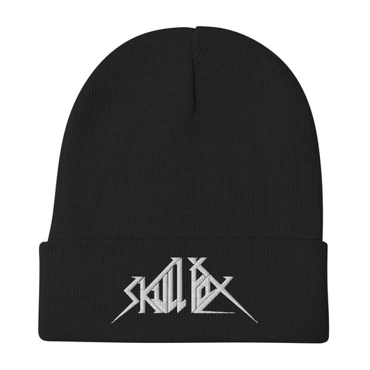 Skull Fox Embroidered Beanie (colour options)